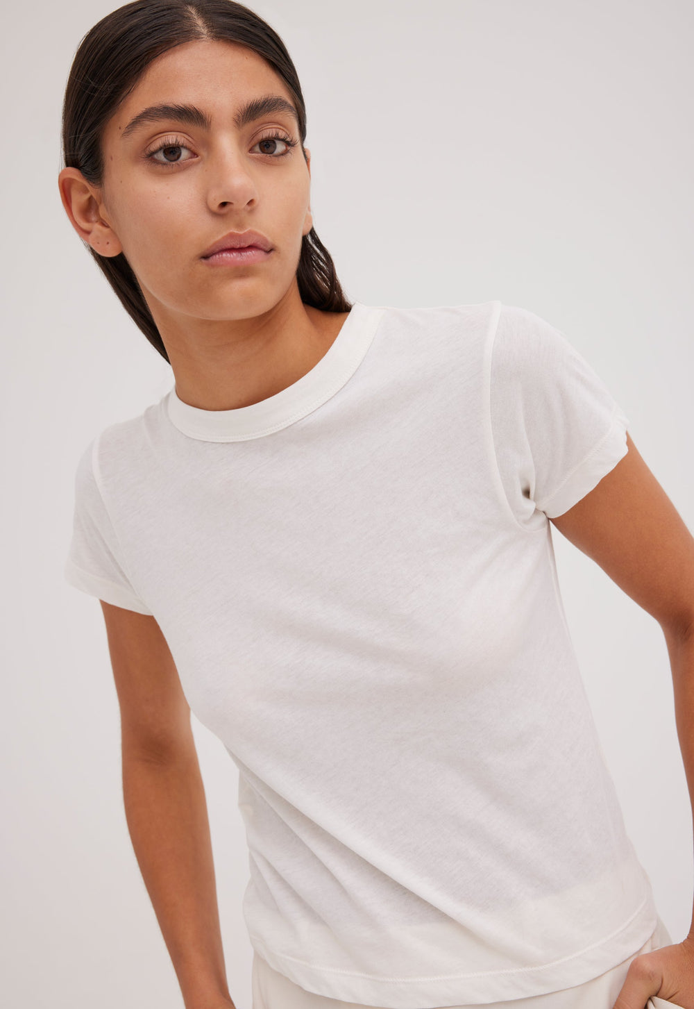 Jac+Jack Baby Cotton Tee - Natural Off White